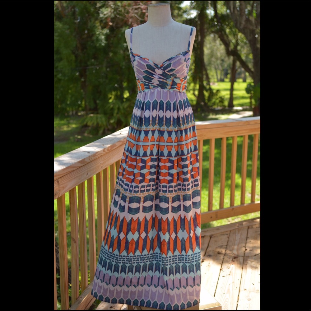 Colorful Jessica Simpson Maxi Dress